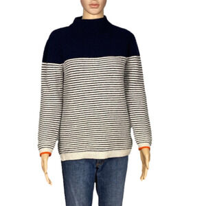 Paul Costelloe Wool blend mock neck pull over size medium